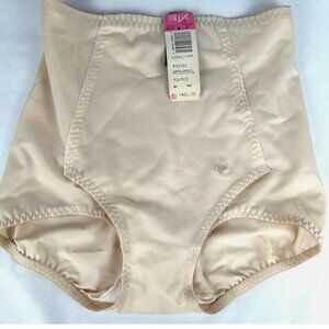 NWT Vintage Olga Beige Tummy Brief Panty Underwear Shapewear Sz M Tumm-EE-Breef
